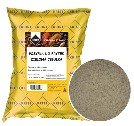 Posypka smak zielona cebulka do frytek ziemniaków popcornu 1000g KRIST