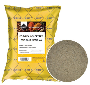 Posypka smak zielona cebulka do frytek ziemniaków popcornu 1000g KRIST