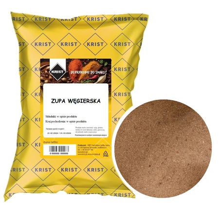 Zupa węgierska gulaszowa 1000g 1 kg KRIST