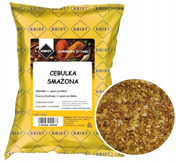 Cebula smażona cebulka prażona panierowana 1000g 1 kg KRIST