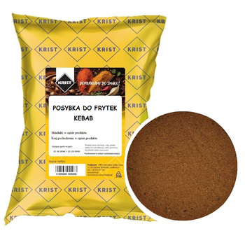 Posypka smak kebab do frytek ziemniaków popcornu 1000g KRIST