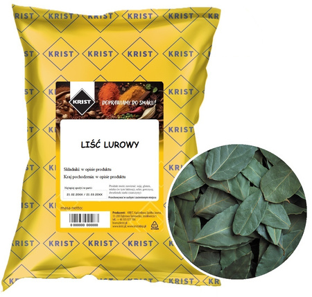 Liść laurowy suszone liście 500 g KRIST