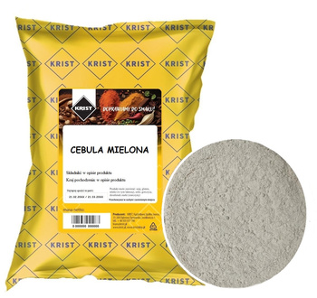 Cebula suszona mielona aromatyczny proszek 1000g 1 kg KRIST