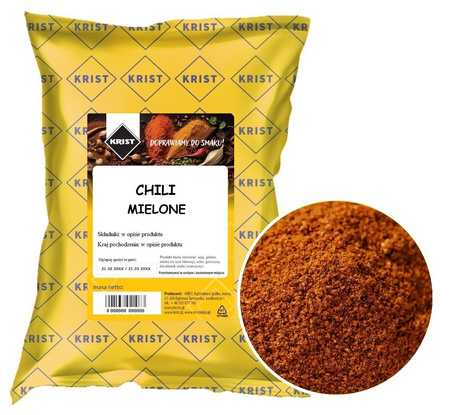 Chili papryka mielona ostra 500g KRIST