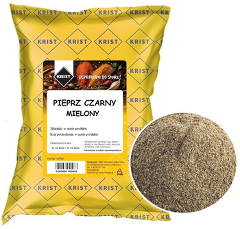 Pieprz czarny mielony 1000 g 1 kg KRIST