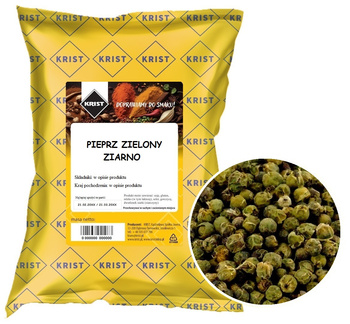 Pieprz zielony ziarnisty 500g KRIST