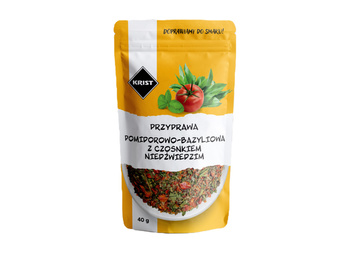 Przyprawa Pomidorowo-bazyliowa z czosnkiem niedźwiedzim 40g KRIST