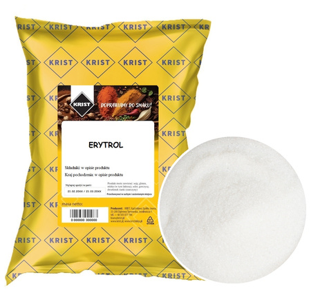 Erytrol erytrytol słodzik 1000g 1KG KRIST