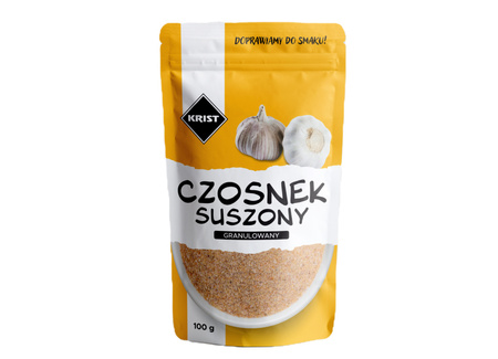 Czosnek suszony granulowany 100g KRIST