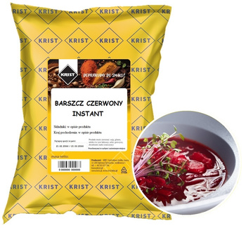 Barszcz czerwony zupa INSTANT 1000 g 1 kg KRIST