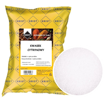 Kwasek cytrynowy kwas 1000g 1 kg KRIST