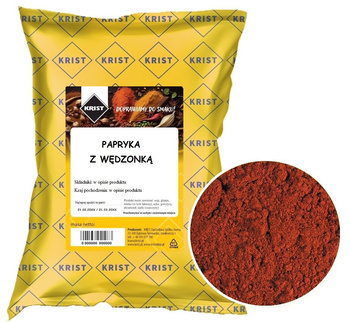 Papryka z wędzonką czerwona mielona słodka aromat dymu 1000 g KRIST