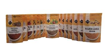 Zestaw przypraw MIX 15 szt KRIST