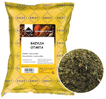 Bazylia suszona naturalna 300g KRIST