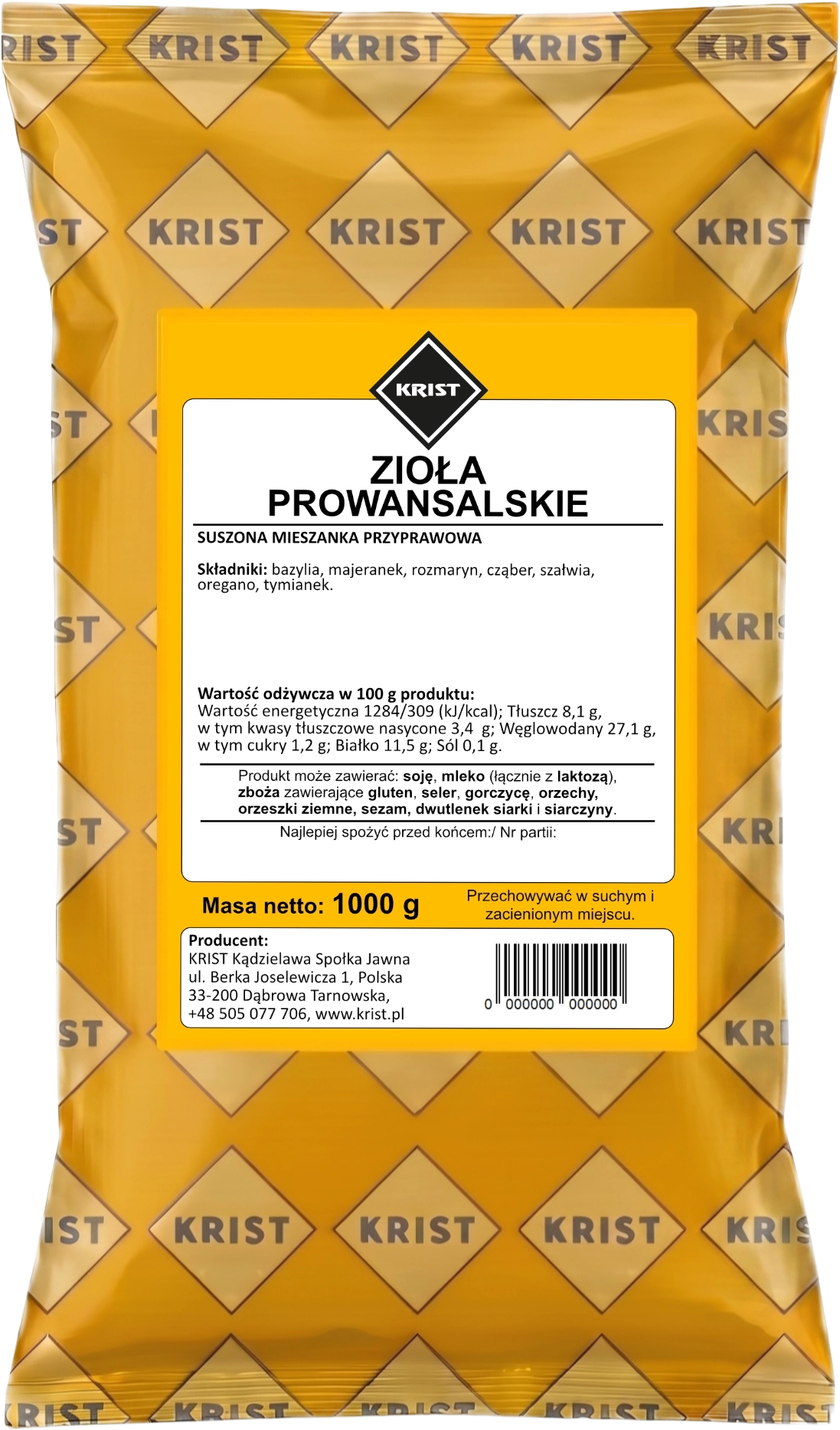 Zioła prowansalskie KRISPI
