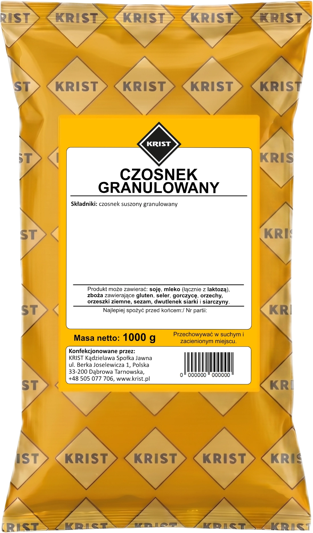 Czosnek suszony granulowany KRISPI