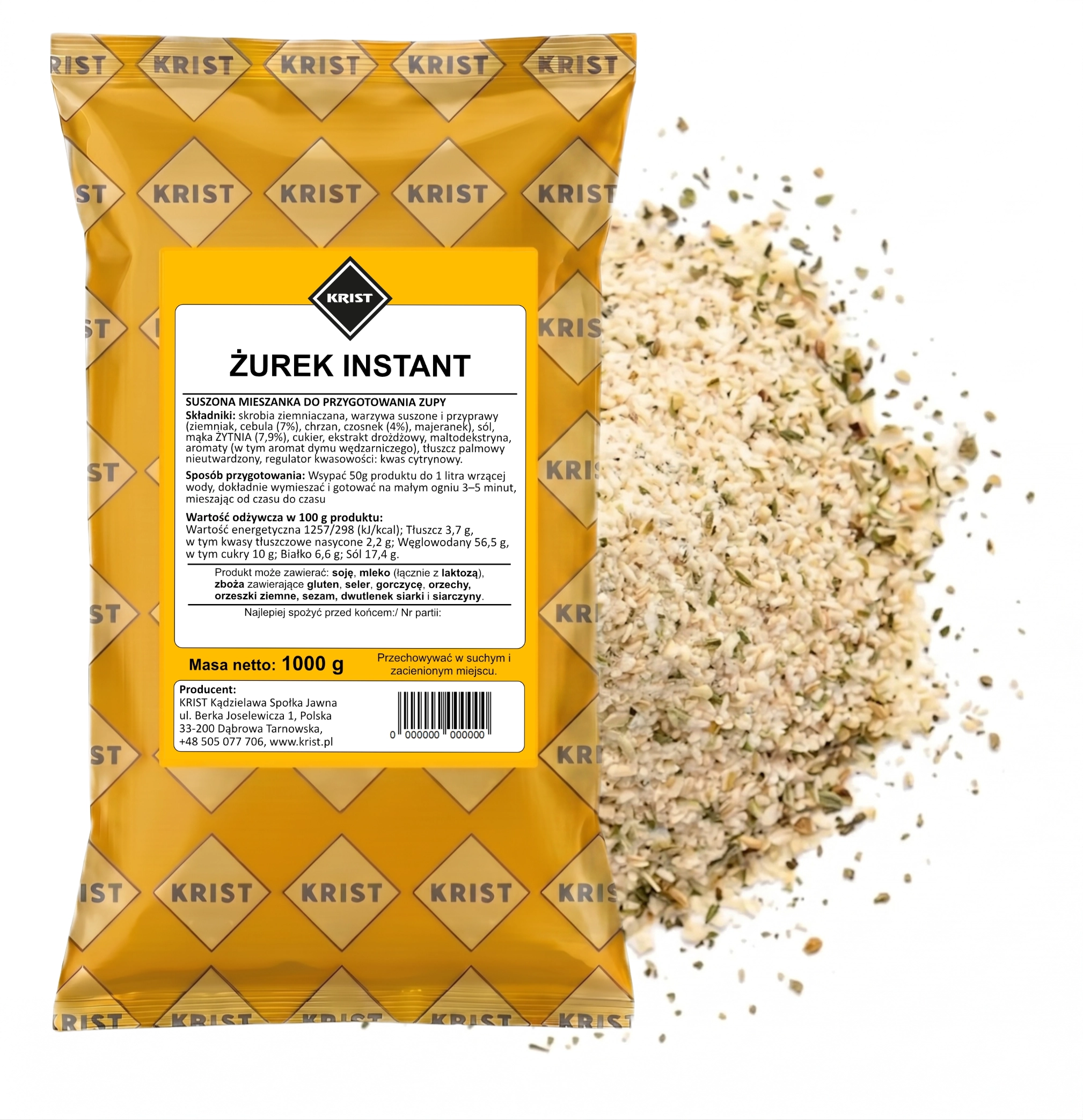 ŻUREK INSTANT 1Kg KRISPI